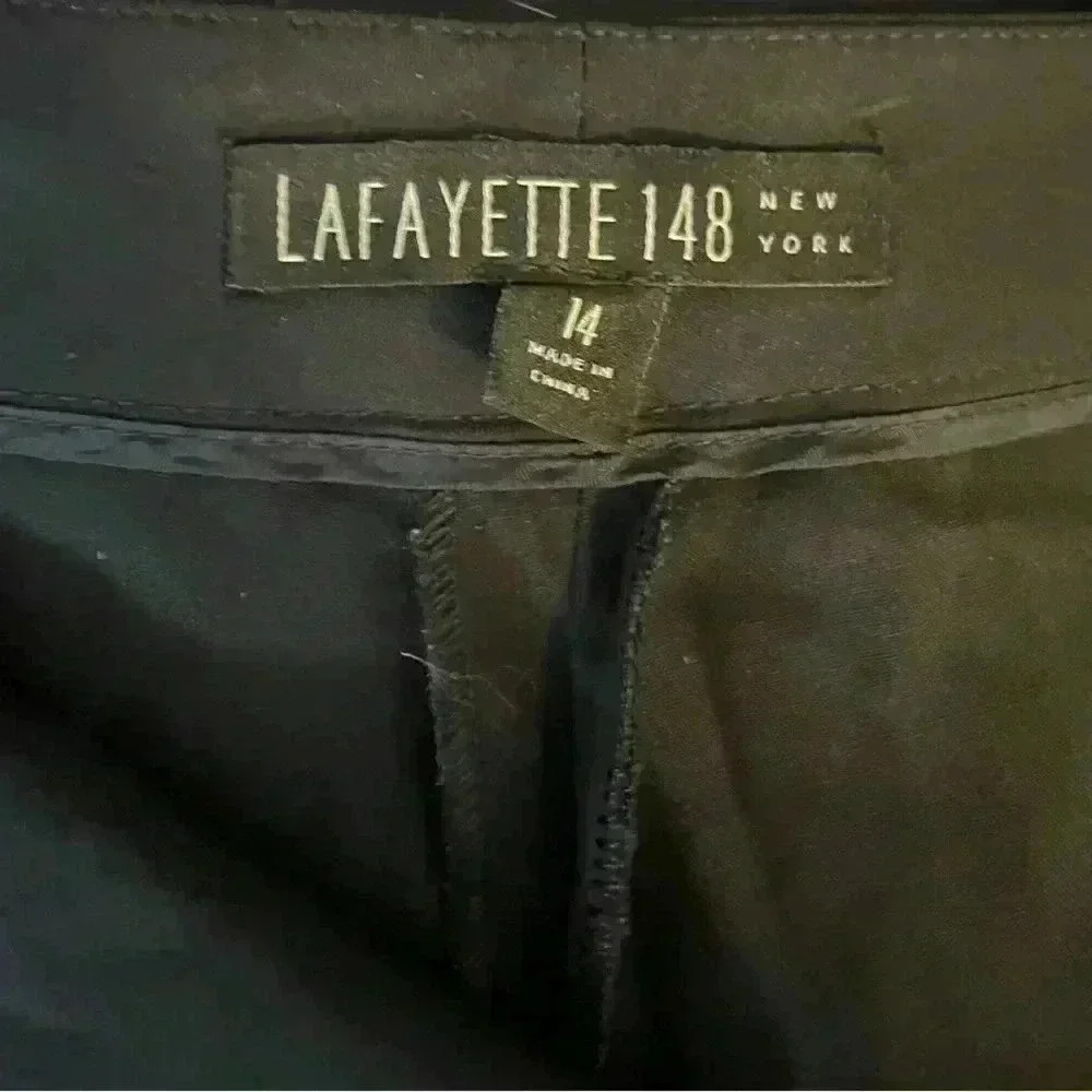 169. Lafayette 148 New York Women’s Dress Pant, Size 14, EUC - Picture 2 of 3